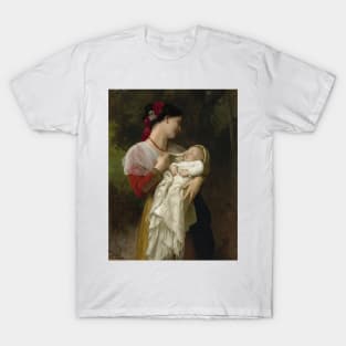Admiration Maternelle by William-Adolphe Bouguereau T-Shirt